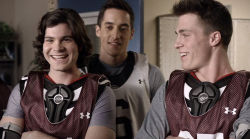 Colton Haynes and Keahu Kahuanui in Teen Wolf (2011)