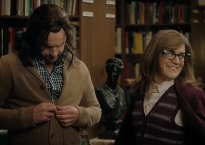 Lisa Schurga and Jake Johnson in Idiotsitter (2014)