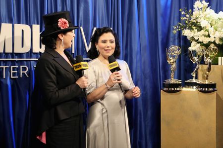 Alex Borstein and Amy Sherman-Palladino at an event for IMDb at the Emmys (2016)