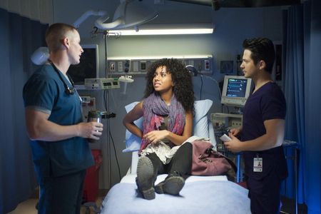 Freddy Rodríguez, Brendan Fehr, and Ines France Ware in The Night Shift (2014)