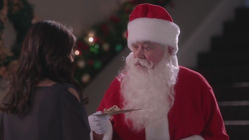 Lacey Chabert and Howard Storey in A Wish For Christmas (2016)