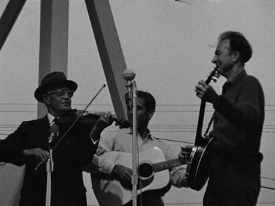 Pete Seeger, Mike Seeger, and Pappy Clayton McMichen in Festival (1967)