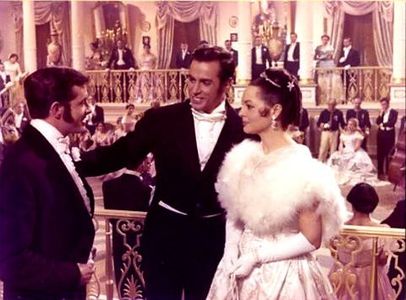 Antonio Cifariello, Germán Cobos, and Sara Montiel in La bella Lola (1962)
