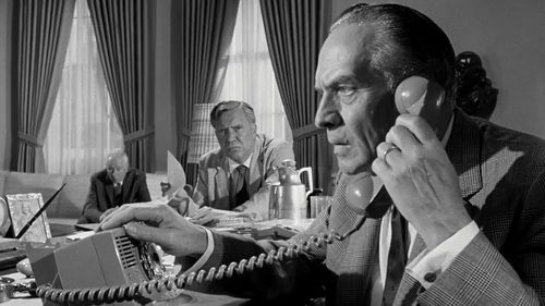 George Macready, Fredric March, and Edmond O'Brien in Seven Days in May (1964)