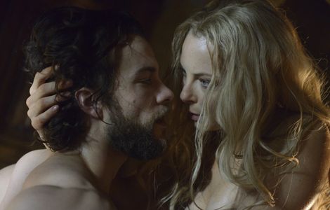 Kyle Schmid and Anastasia Griffith in Copper (2012)