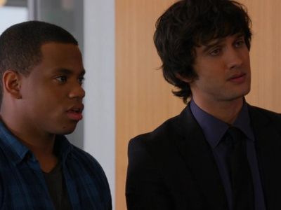 Michael Steger and Tristan Mack Wilds in 90210 (2008)
