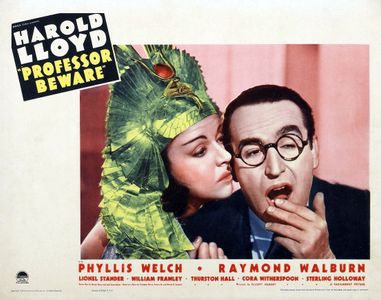 Harold Lloyd and Phyllis Welch in Professor Beware (1938)
