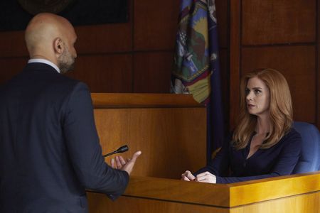 Sarah Rafferty and Usman Ally in Suits (2011)