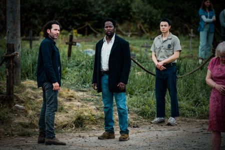 Eion Bailey, Harold Perrineau, Kenny Liu, and Ricky He in From (2022)