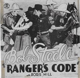 Ed Brady, Doris Hill, and Bob Steele in Ranger's Code (1933)