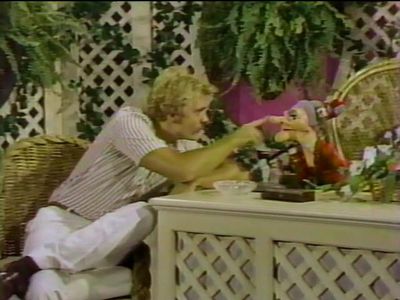 Wayland Flowers and John Schneider in Madame's Place (1982)
