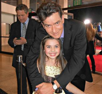 Gracie and Charlie Sheen Scary MoVie 5