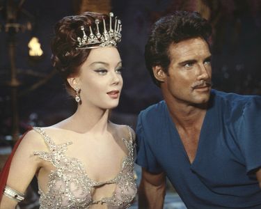 Steve Reeves and Edy Vessel in The Thief of Baghdad (1961)