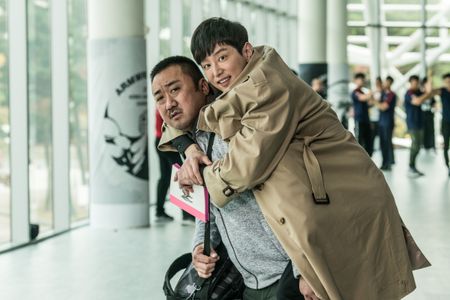 Ma Dong-seok and Kwon Yul in Champion (2018)