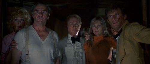 Ernest Borgnine, Red Buttons, Roddy McDowall, Stella Stevens, Shelley Winters, Jack Albertson, and Carol Lynley in The P
