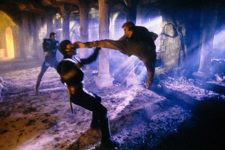 Mark Caso, Ray Park, and Sultan Uddin in Mortal Kombat: Annihilation (1997)