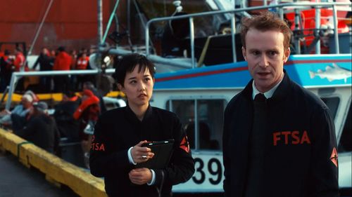 Still of Mark Rendall and Cihang Ma in Departure and The Tempest