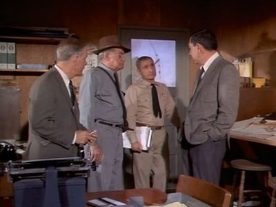 Ralph Manza, Ralph Moody, Harry Morgan, and Jack Webb in Dragnet 1967 (1967)