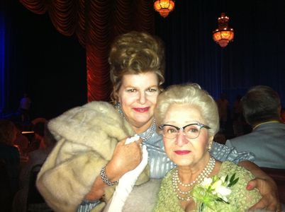With Debbie Reynolds in BEHIND THE CANDELABRA, Director: Steven Soderbergh