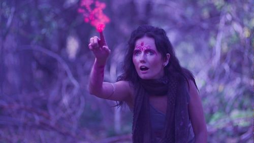 Claudia as 'Elaura' in Cosmic Howler