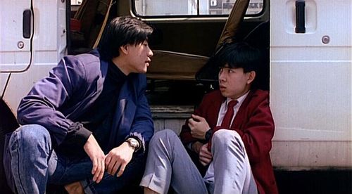 Roy Cheung and Wing-Chung Leung in Triads: The Inside Story (1989)