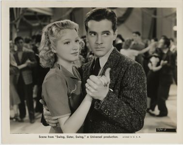 Johnny Downs and Kathryn Kane in Swing, Sister, Swing (1938)