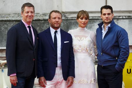 Guy Ritchie, Henry Cavill, Lionel Wigram, and Jacqui Ainsley
