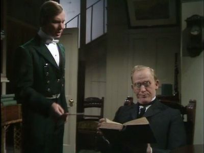 Christopher Beeny and Gordon Jackson in Upstairs, Downstairs (1971)
