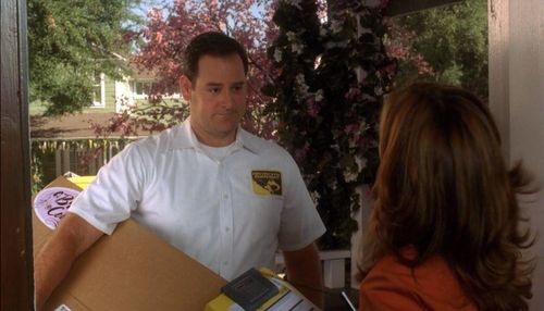 Jack Impellizzeri and Dana Delany on the set of Desperate Housewives