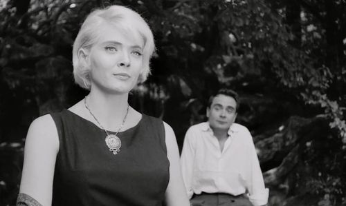 Antoine Bourseiller and Corinne Marchand in Cléo from 5 to 7 (1962)
