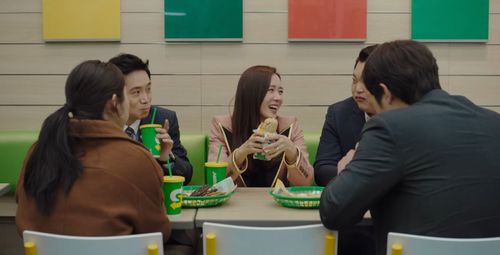 Im Chul-soo, Son Ye-jin, and Go Gyu-pil in Crash Landing on You (2019)
