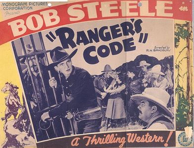 Ed Brady, Doris Hill, Hal Price, and Bob Steele in Ranger's Code (1933)