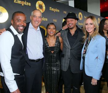Terrence Howard, Lee Daniels, Taraji P. Henson, Dana Walden, and Gary Newman at an event for Empire (2015)