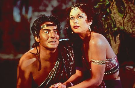 Hedy Lamarr and Victor Mature in Samson and Delilah (1949)