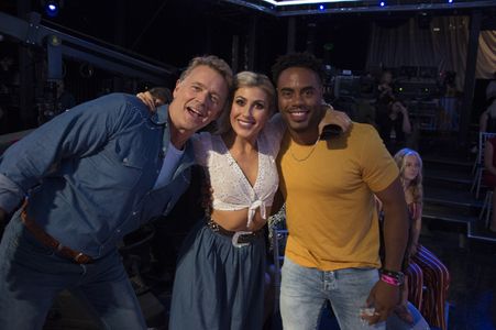 John Schneider, Emma Slater, and Rashad Jennings in Dancing with the Stars (2005)