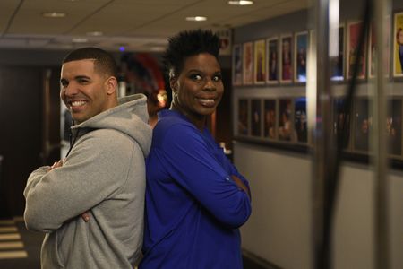 Leslie Jones and Drake at an event for Saturday Night Live (1975)