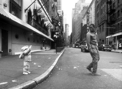 Nicole Alysia and Charles Lane in Sidewalk Stories (1989)