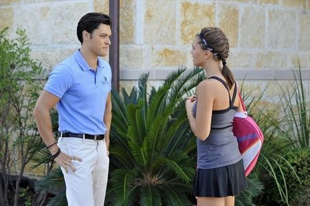 Alexandra Chando and Blair Redford in The Lying Game (2011)