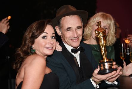 Mark Rylance, Kristie Macosko Krieger, and Claire van Kampen at an event for The Oscars (2016)