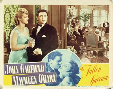 John Garfield, Margaret Landry, Martha O'Driscoll, and Al Rhein in The Fallen Sparrow (1943)