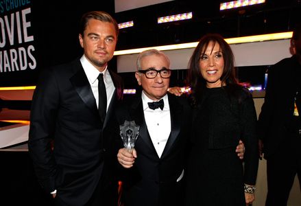Leonardo DiCaprio, Martin Scorsese, and Olivia Harrison