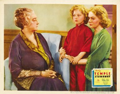 Shirley Temple, Alice Faye, and Helen Westley in Stowaway (1936)