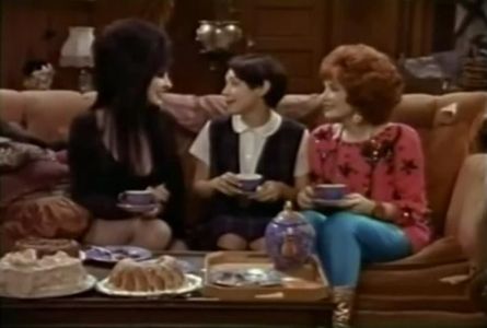 Katherine Helmond, Cassandra Peterson, and Phoebe Augustine in The Elvira Show (1993)