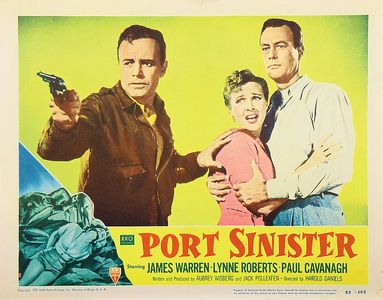 House Peters Jr., Lynne Roberts, and James Warren in Port Sinister (1953)