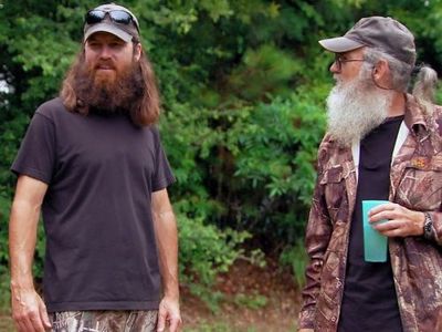 Si Robertson and Jase Robertson in Duck Dynasty (2012)