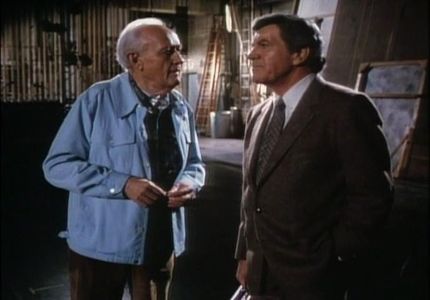 Robert Preston and Wallace Rooney in Rehearsal for Murder (1982)