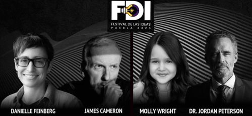 Danielle Feinberg, James Cameron, Molly Wright, Dr Jordan Peterson @ El Festival de las Ideas