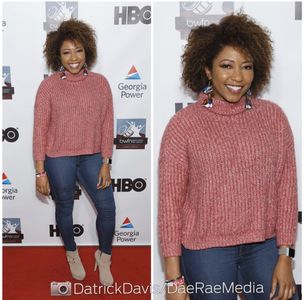 Breezy Sharp attends Black Women Film Network Summit