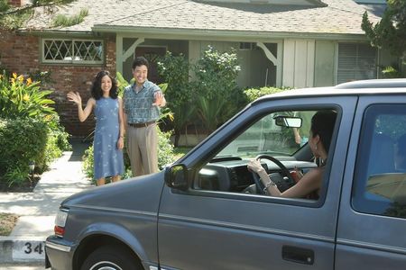 Randall Park, Constance Wu, and Susan Park in Fresh Off the Boat (2015)