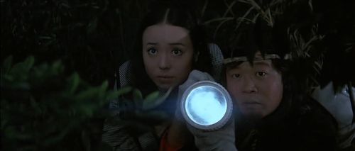 Minoru Takashima and Tomoko Umeda in Godzilla vs. Gigan (1972)